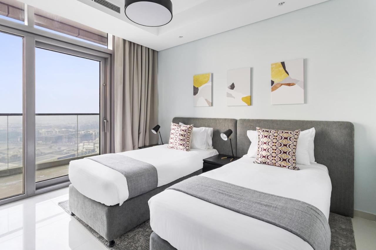 Aliving Luxury 2Br With Infinity Pool At Paramount Hotel Midtown Close To Dubai Mall & Burj Khalifa Eksteriør billede